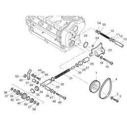 Hatz series lo ring belt tensioner 50288300