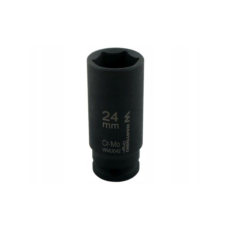 Hexagonal impact socket long 1 2 24 m