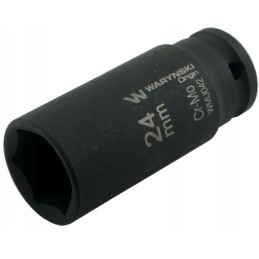 Hexagonal impact socket long 1 2 24 m