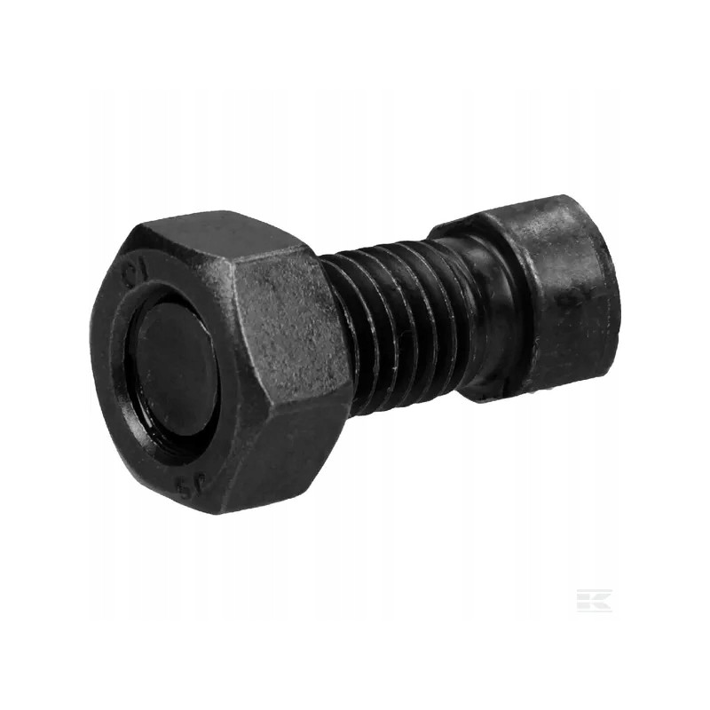 Double-sided head screw, cut m12 x 34 mm, with nut