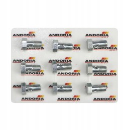 Overflow screw connector m8x1x17 3 holes Andoria