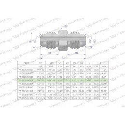Inch bb 9 16 hydraulic reducing connector