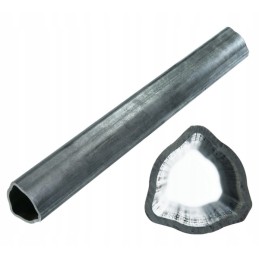 Triangular PTO pipe 54x4mm l 44 4cm internal external