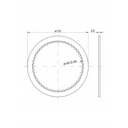 PTO internal disc c 385 ch