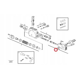 Volvo oem bucket leveling solenoid valve coil