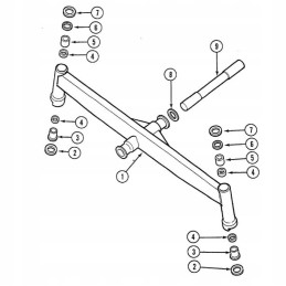 Stub arm bush oe 40 x 46 x 22 5 mm case 3405569