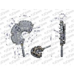 Alternator rectifier 100211 6420 ex new expo