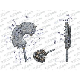 Alternator rectifier 100211 6420 ex new expo