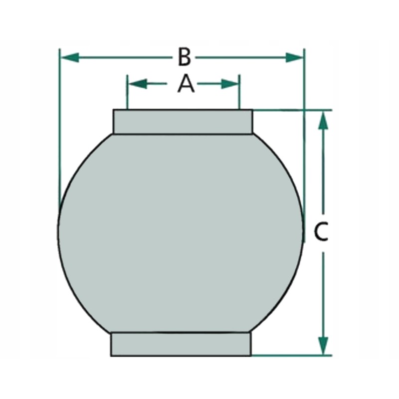 Ball for upper link 25 4x60x51
