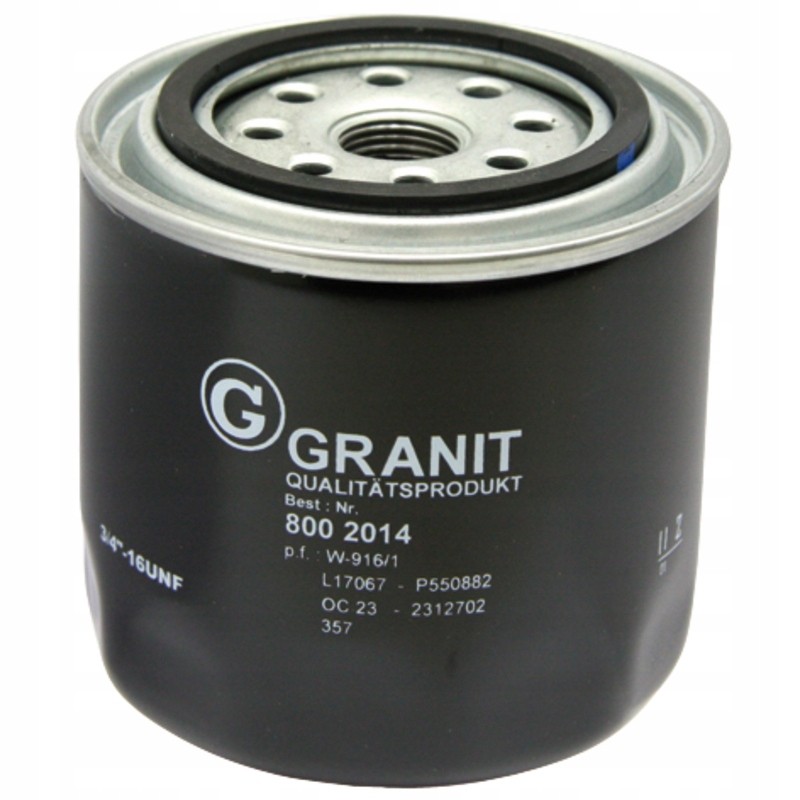 Engine oil filter 62mm 95mm granite