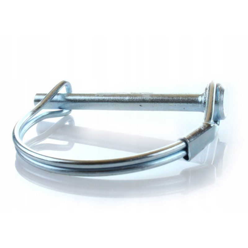 Pipe cotter securing the 6mm pin