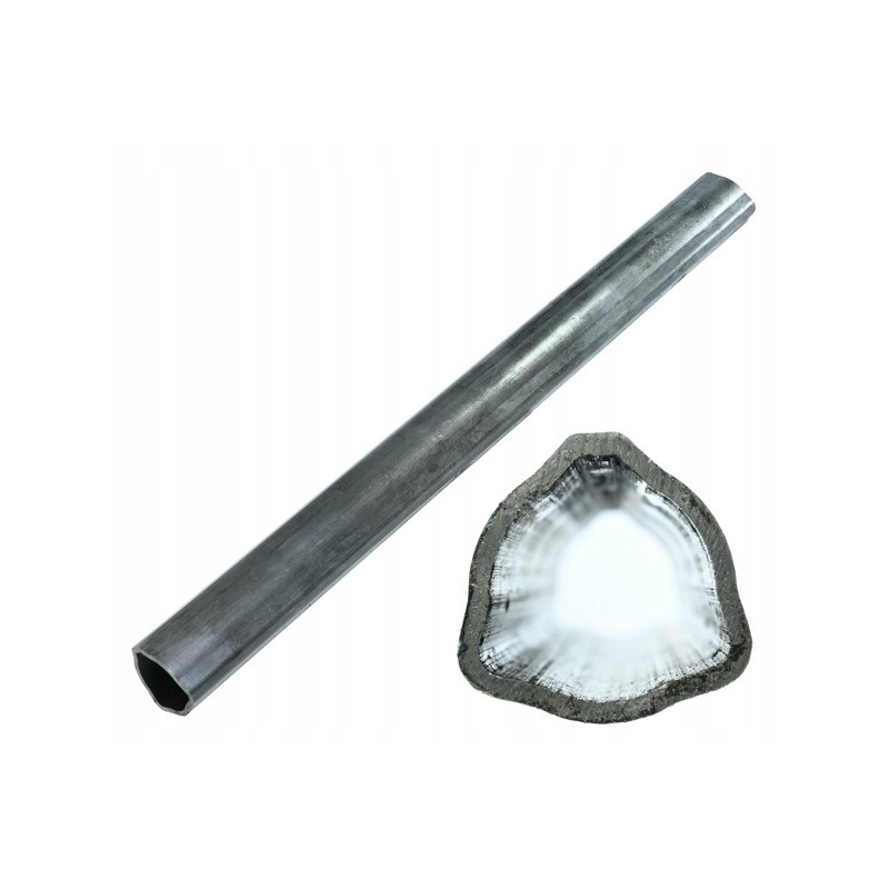 Triangular PTO pipe 54x4mm l 64 4cm internal external