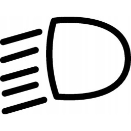 Symbol for low beam switches 9xt7136
