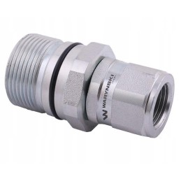 Hydraulic quick connector, screw-on G1 2 socket