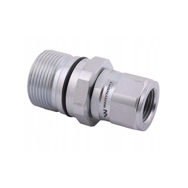 Hydraulic quick connector, screw-on G1 2 socket