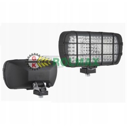 Halogen work lamp with 3D lower handle