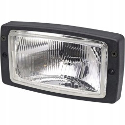 Halogen work lamp with 3D lower handle