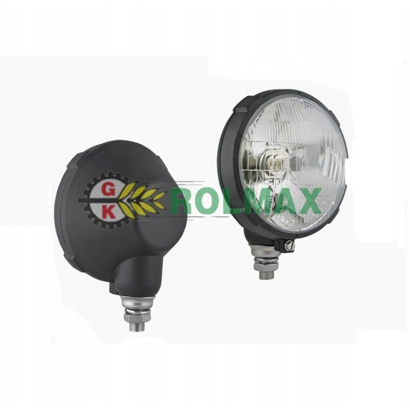 H4 type headlight in a st plastic housing