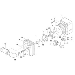 Hatz 1d41 1d50 1d81 filter collector 05038910