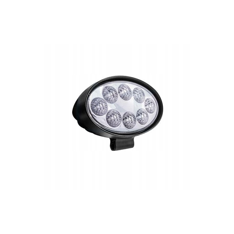 Work lamp 8 LED oval halogen 12 24v mega power