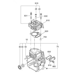 Wacker wm90 eh09 head gasket 0158617
