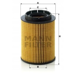 Oil filter mann hu932 7x vw touareg 4 2 v8 02 06