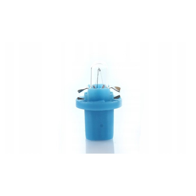 Bulb 12v 1 2w, blue plastic housing