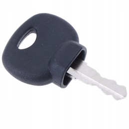 Spare key for the ignition switch with a cap