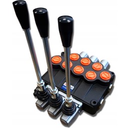 3-section hydraulic distributor, 120l, lever