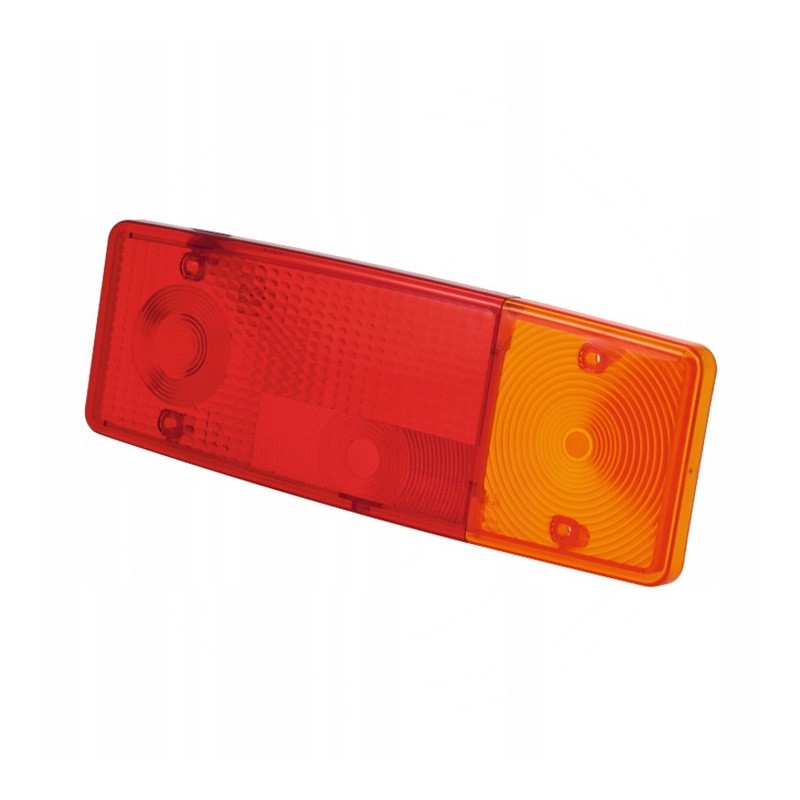 Was the lamp shade of the rear right combination lamp in 549p