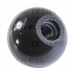 Black lever knob, diameter 40 mm, M10 thread