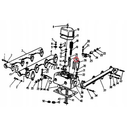 Injector stud screw m8x60 ursus c 360