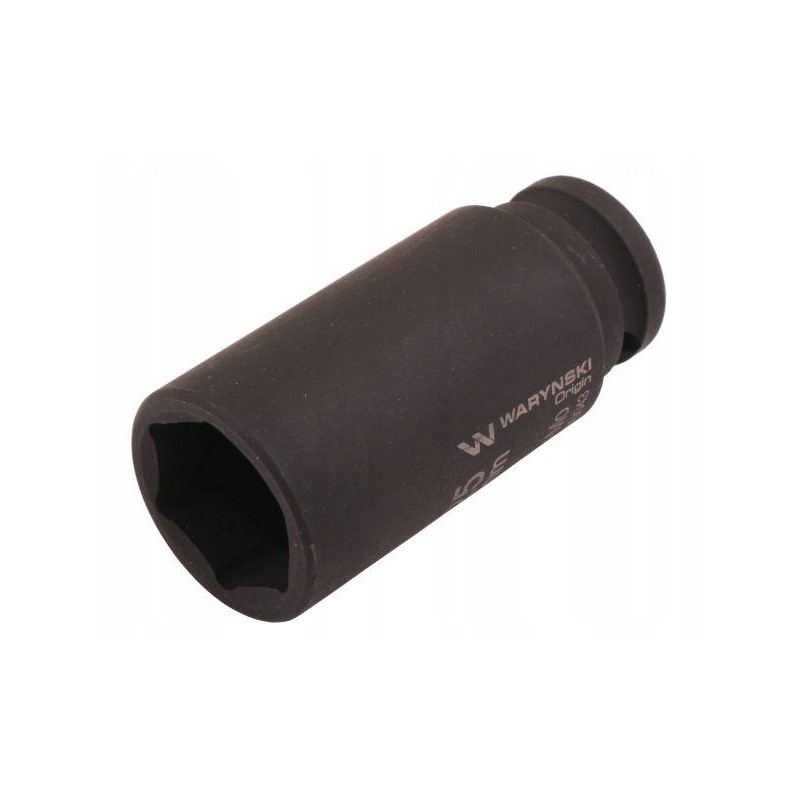 Long hexagonal impact socket 1 2 27 mm