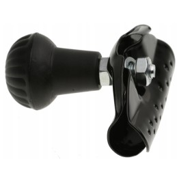 Straight steering knob, universal for the steering wheel