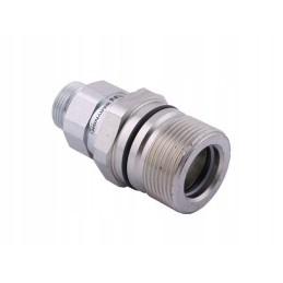 Hydraulic quick connector, screw-on socket M22x1 5