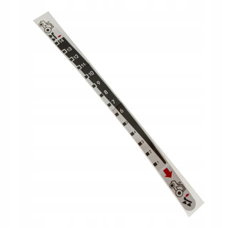 Sticker with the inscription hydraulics zetor 7520 10540