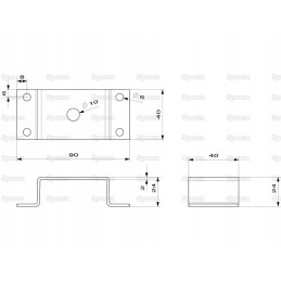 Mount for an LED work lamp