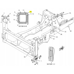 Stabilizer slide 17mm cat dig lad 1931687 long
