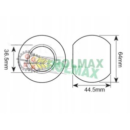 Lower pull rod ball, category 2 3 s 3058