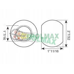 Lower pull rod ball, category 2 3 s 3058