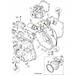 Oil pressure sensor, jcb 3cx 701 41600 gearbox