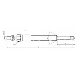 Deutz glow plug 24v 01182265 gn002