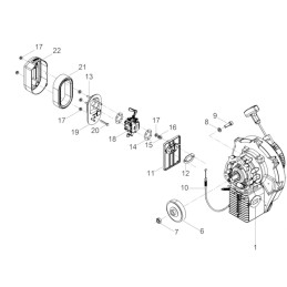 Wacker bh23 bh24 carburetor walbro 0211956