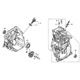 Honda gx100 valve guide ss 12204 z0d 305