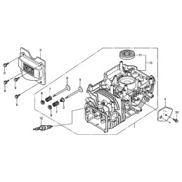 Honda gc gcv exhaust valve 14721 zl8,000