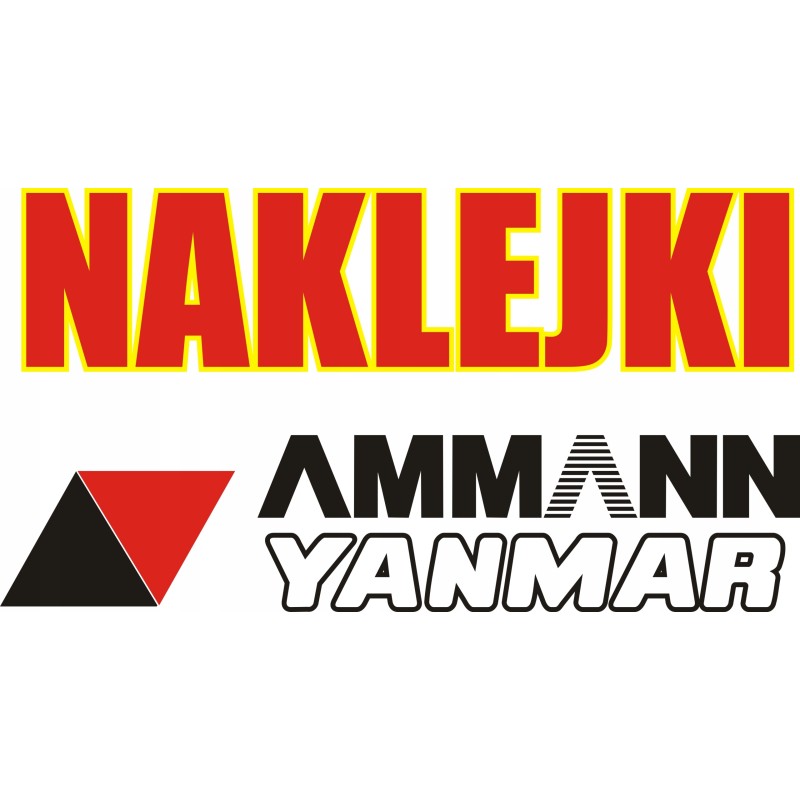 Sticker stickers ammann yanmar vio40 vio45 vio30