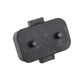 Universal black electrical box with 10 connectors