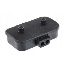 Universal black electrical box with 10 connectors