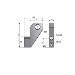 Left hanger c 385 83452002