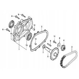 Honda gx160 cover gasket 11521 zh8 800